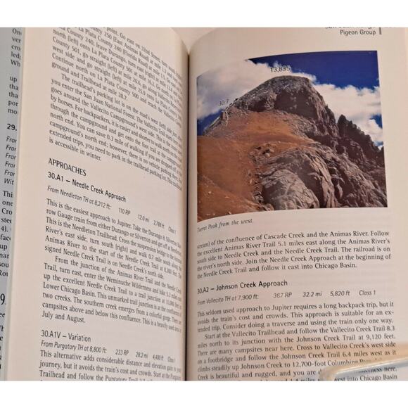 Colorado's Thirteeners by Gerry & Jennifer Roach (2001 FE Paperback) - Picture 11 of 11